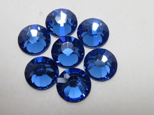 1 Gross 10ss SAPPHIRE (maxima) FLATBACK PRECIOSA Rhinestones